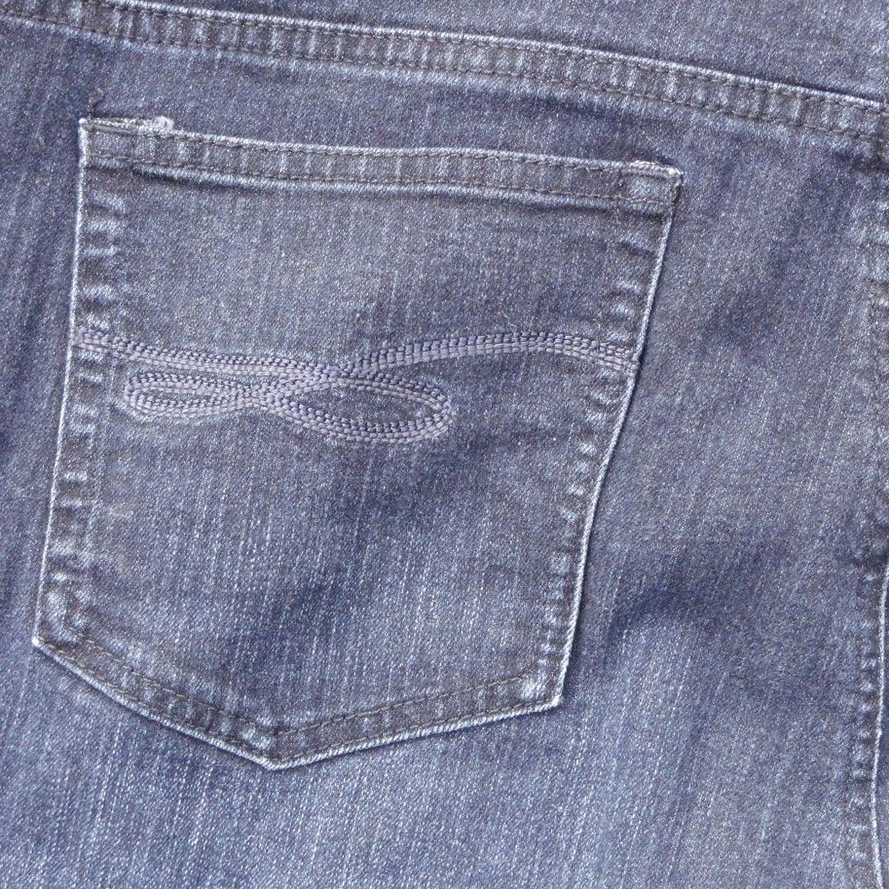 Style & Co Denim Blue Jean Tummy Control 16S~nice~gently worn. - Picture 5 of 5